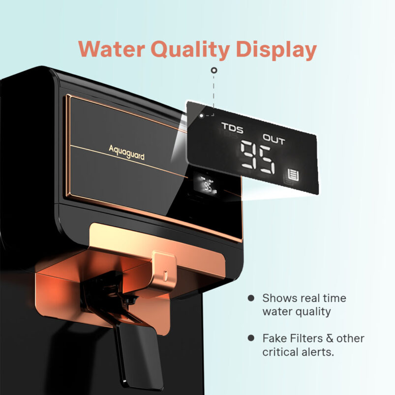 Aquaguard Enrich Senza 2X RO+UV WQI Water Purifier | 2 Year Filter Life | With Mega Sediment Filter - Image 3