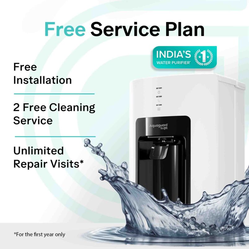 Aquaguard Sure Champ RO+UV 2X Water Purifier | 2 Year Filter Life | With Mega Sediment Filter - Image 4