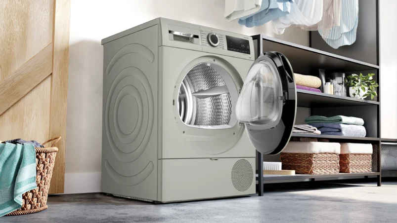 Bosch WQG2520XIN Series 4 heat pump tumble dryer 10 kg Silver inox - Image 4