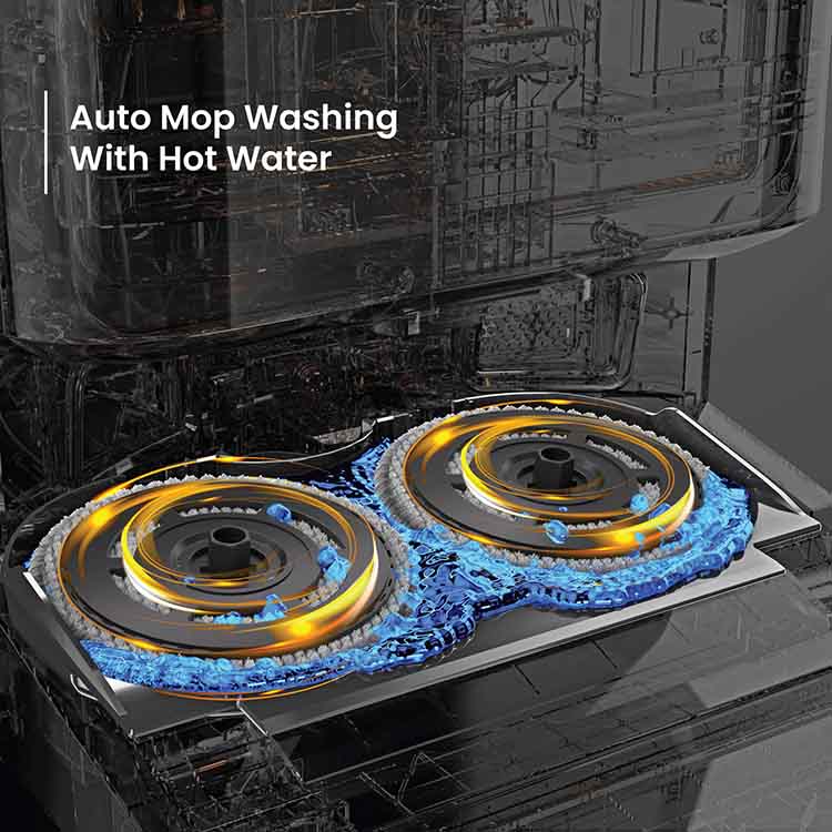 Eureka Forbes Smartclean with Fully Automatic Cleaning Station Robotic Vacuum Cleaner - Image 4