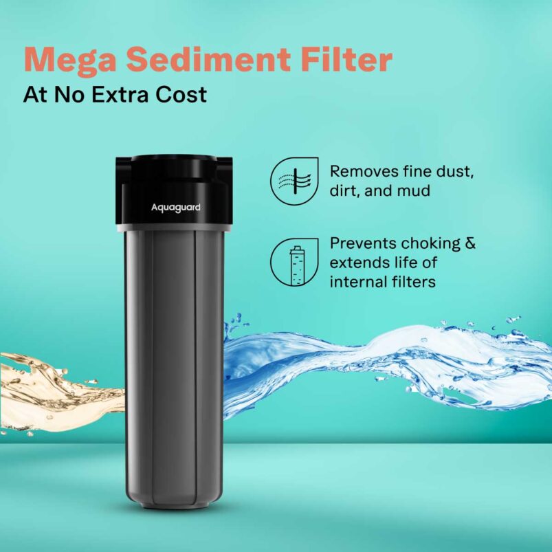 Aquaguard Enrich Neo 2X RO+UV Water Purifier | 2 Year Filter Life | With Mega Sediment Filter - Image 4
