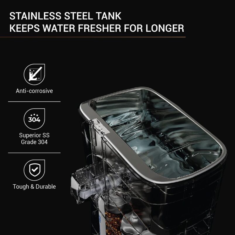 Aquaguard Enrich Superio RO+UV Stainless Steel Copper Water Purifier - Image 4