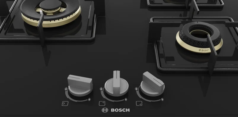 Bosch Series 4 Gas hob 60 cm Tempered glass, Black - Image 5