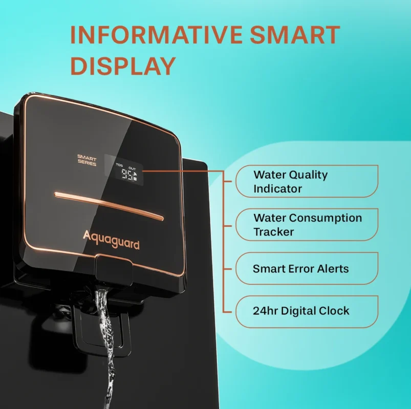 Aquaguard Neo Pro RO+UV 2X IOT Water Purifier | 2 Year Filter Life | With Mega Sediment Filter - Image 5