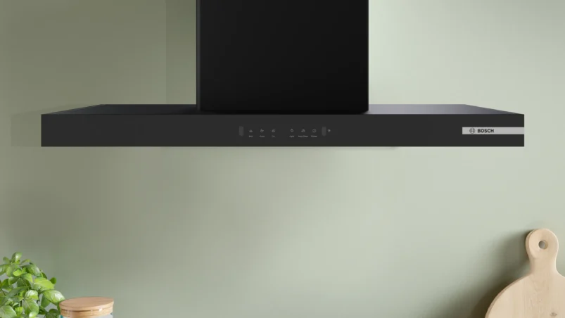 Bosch Series 4 Wall-Mounted Cooker Hood 90 cm Black - Image 5