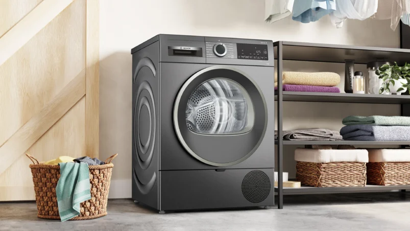 Bosch WQG2420RIN Series 4 heat pump tumble dryer 9 kg Cast iron grey - Image 5