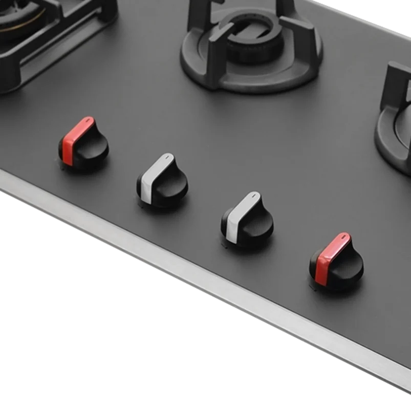 CRYSTAL NOIR 1104- 4 Burners Built-in Hob with Frosted Crystal Black Glass Finish - Image 5