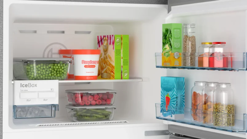 Bosch CMC36K03NI Series 4 free-standing fridge-freezer with freezer at top 187 x 67 cm - Image 6