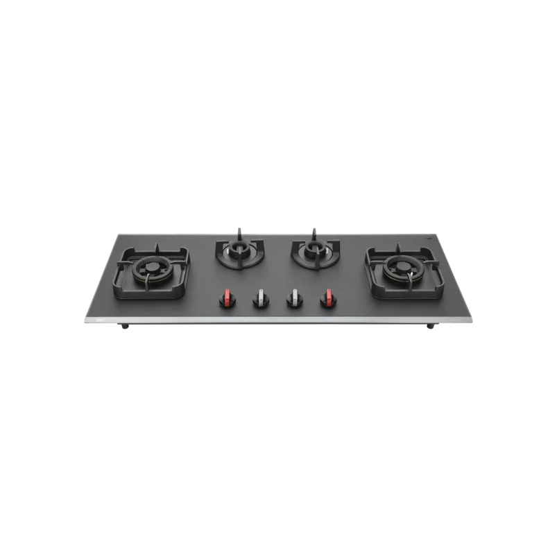 CRYSTAL NOIR 1104- 4 Burners Built-in Hob with Frosted Crystal Black Glass Finish - Image 6
