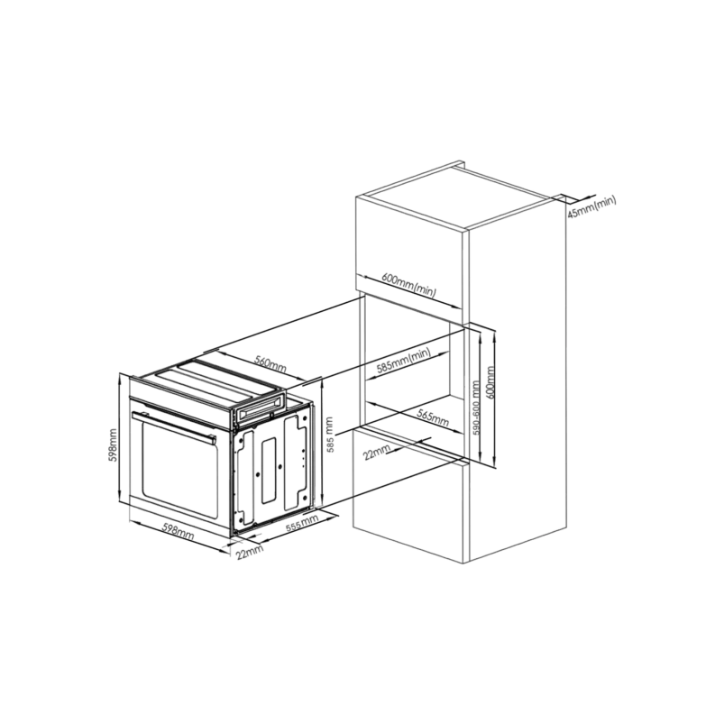 KAFF Built In Oven OV 81 TSF13 - Image 6