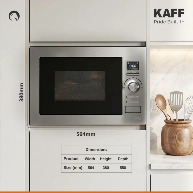 KAFF KB4A - 28L Built-in Microwave with Multi-Programming & Auto Cooking Menu - Image 6