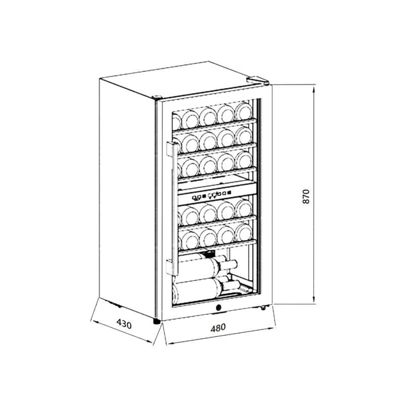 KAFF WC 76 DZ (Free Standing) - Image 6