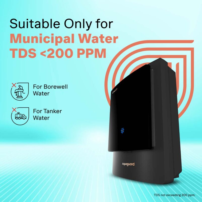 Aquaguard Enrich Crest UV 2X Water Purifier | 2 Year Filter Life | With Mega Sediment Filter - Image 8