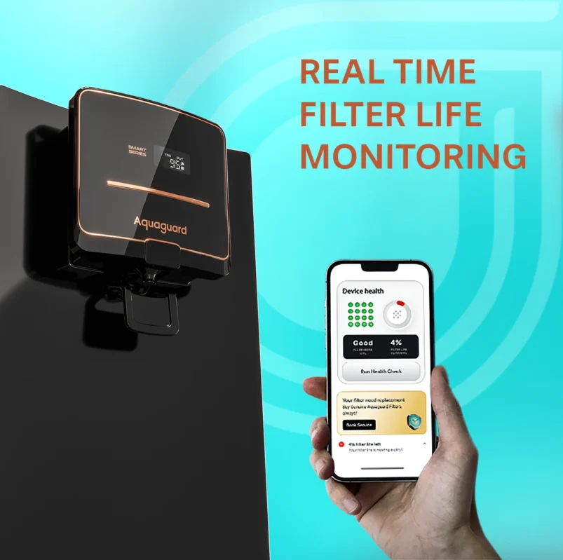 Aquaguard Neo Pro RO+UV 2X IOT Water Purifier | 2 Year Filter Life | With Mega Sediment Filter - Image 8