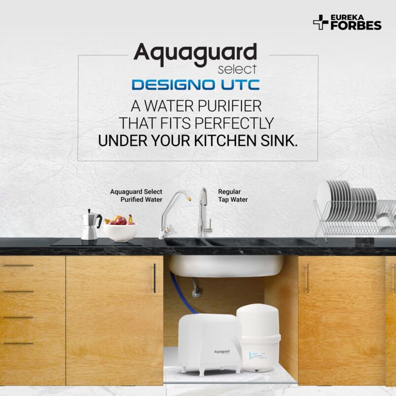 Aquaguard Aspire Select Designo UTC RO+UV Copper Water Purifier - Image 3