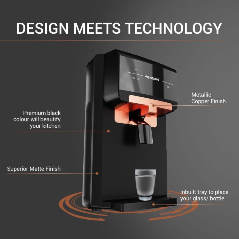 Aquaguard Eden WS RO+UV Stainless Steel Copper Water Purifier - Image 4