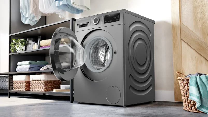 Bosch Series 6 washing machine, front loader 10 kg , Cast iron grey - Image 4