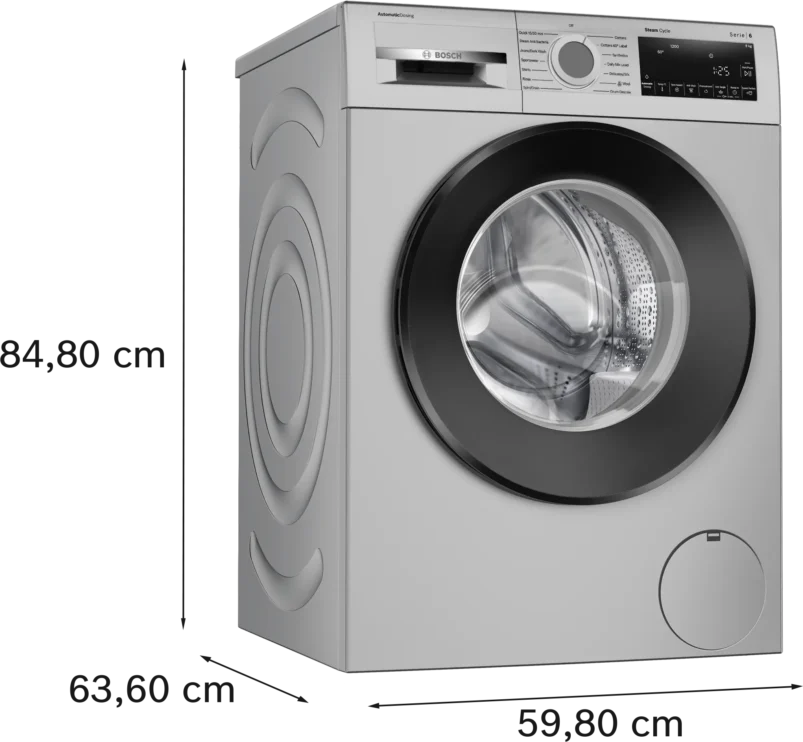 Bosch Series 6 washing machine, front loader 9 kg 1200 rpm - Image 6
