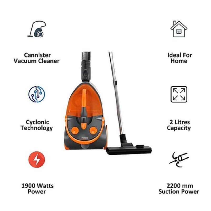 Eureka Forbes Maxxvac with Cyclonic Technology Canister Vacuum Cleaner - Image 6